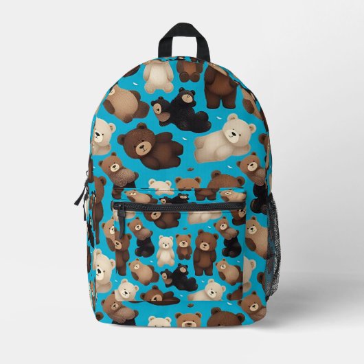 Bear Hugs & Giggles Bedruckter Rucksack (Vorderseite)