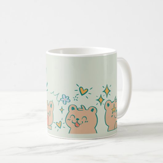 Bear Hugs Kaffeetasse (VorderseiteRechts)