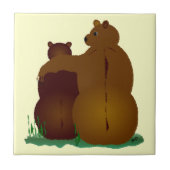 Bear Hugs Tile Fliese (Vorderseite)