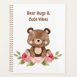 Bear Hugs und Niedlicher Vibes Planner Planer