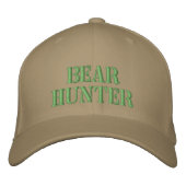 Bear Hunter Bestickte Baseballkappe (Vorderseite)