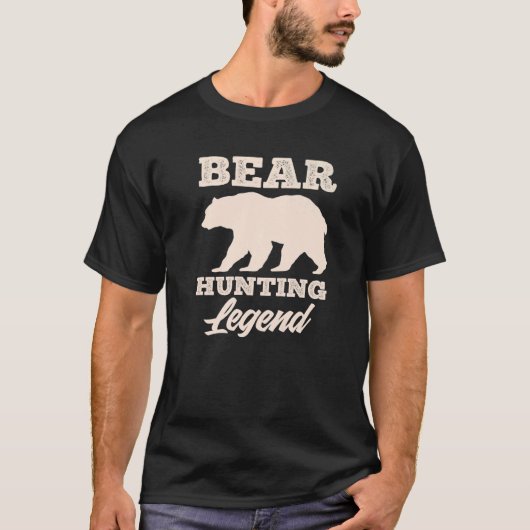 Bear Hunting Legend Bear Hunter T-Shirt (Vorderseite)