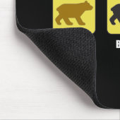 Bear Identification Funny Mousepad (Ecke)