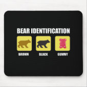 Bear Identification Funny Mousepad (Vorne)