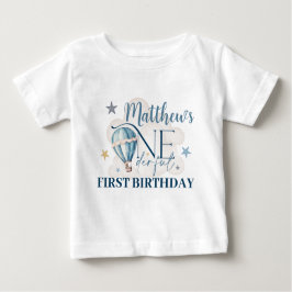 Bear in Balloon Baby Fine Jersey T - Shirt