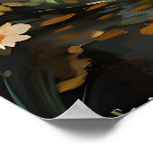 Bear In Bathtub Poster, Funny Animal Poster, Bear Poster (Ecke)