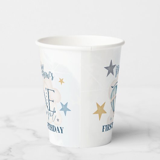 Bear in einem Ballon 236 ml Paper Cups Pappbecher (Rechts)