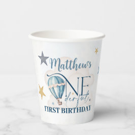 Bear in einem Ballon 236 ml Paper Cups Pappbecher