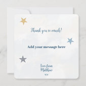 Bear in einem Ballon Flat Danke Karten (Rückseite)