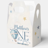 Bear in einem Ballon ONEderful 1st Birthday Party  Geschenkschachtel (Offen)