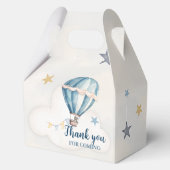 Bear in einem Ballon ONEderful 1st Birthday Party  Geschenkschachtel (Rückseite)