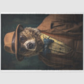 Bear in Gentleman's Clothing 1 Decoupage Paper Seidenpapier (Vorderseite)