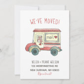 Bear in Mail Truck Neue Adresse Ankündigung (Vorderseite)