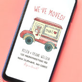 Bear in Mail Truck Neue Adresse Ankündigung