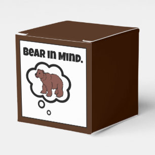 Bear in Mind - Funny Pun Cartoon Bären Design Geschenkschachtel