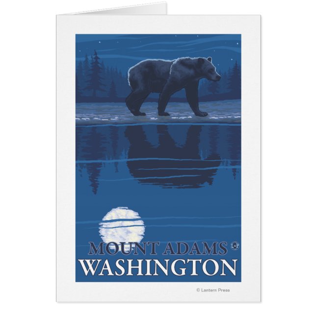 Bear in Moonlight - Mount Adams, Washington (Vorne)