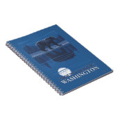 Bear in Moonlight - Mount Baker, Washington Notizblock (Rechte Seite)