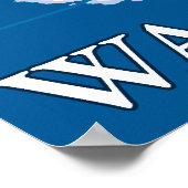 Bear in Moonlight - Washington Poster (Ecke)