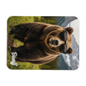 Bear in Sunglasses Banff National Park Kanada Magnet (Horizontal)