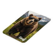 Bear in Sunglasses Banff National Park Kanada Magnet (Linke Seite)