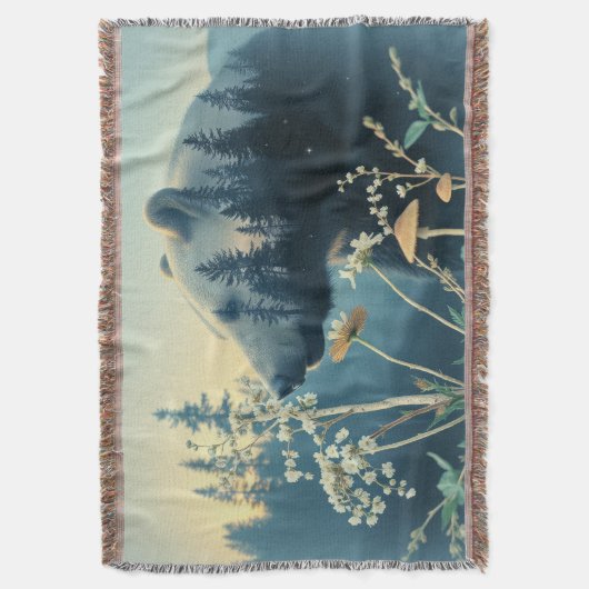 Bear in the wild decke (Vorderseite Vertikal)