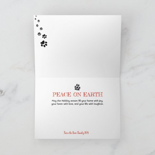 BEAR-ING GIFTS Chow & Teddybear PERSONALIZE Karte (Innenseite)