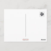 BEAR ING GIFTS Chow & Teddybear Postcard Postkarte (Rückseite)