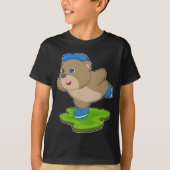 Bear Inline Skaten Roller Skate T-Shirt (Vorderseite)