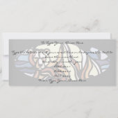 Bear Invitations Personalisiert Tribal Bears Card Einladung (Rückseite)