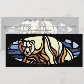 Bear Invitations Personalisiert Tribal Bears Card Einladung (Vorne/Hinten)