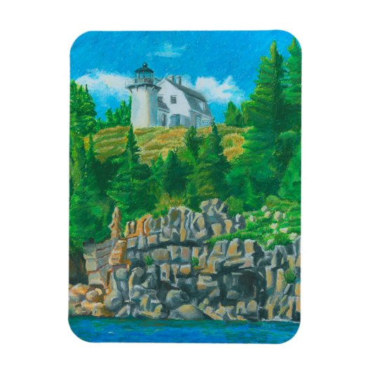 Bear Island Light Painting Flexible Magnet (Vertikal)