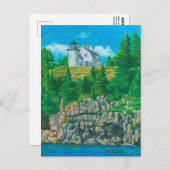 Bear Island Light Painting Postkarte (Vorne/Hinten)