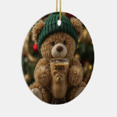 Bear-ista Cold Teddy Bear Keramik Ornament (Rechts)