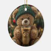 Bear-ista Cold Teddy Bear Keramik Ornament (Links)