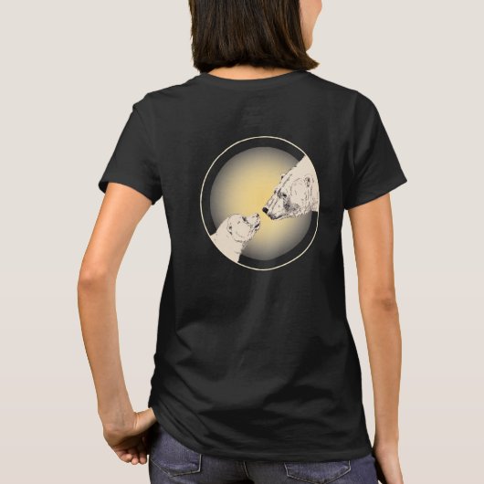 Bear Jacket Women's Mother & Cub Polar Bear Jacket T-Shirt (Rückseite)