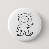 Bear Jammies Kid Button (Vorderseite)