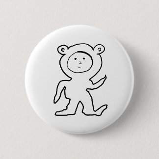 Bear Jammies Kid Button