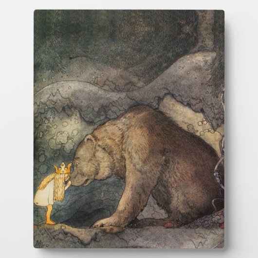 Bear Kiss Fotoplatte (Vorderseite)