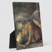 Bear Kiss Fotoplatte (Seite)