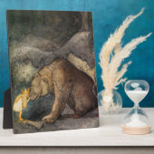 Bear Kiss Fotoplatte (Seite)