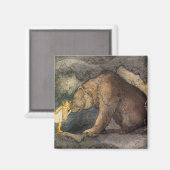 Bear Kiss Magnet (Vorderseite/Rückseite)