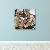 Bear Kiss on Double Leinwand (60er Flashback) (Insitu (Holzboden))