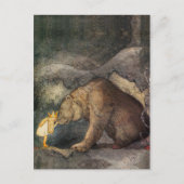 Bear Kiss Postkarte (Vorderseite)