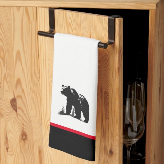 Bear Kitchen Handtuch (Drittel gefaltet)