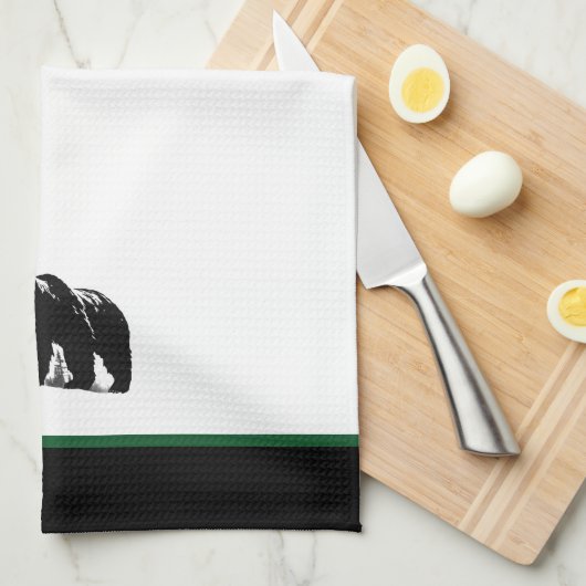 Bear Kitchen Handtuch (Viertel Falte)