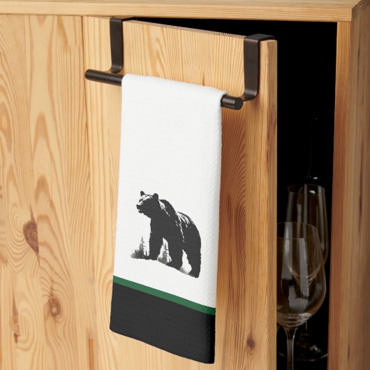 Bear Kitchen Handtuch (Drittel gefaltet)