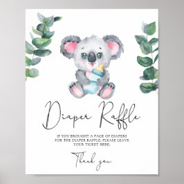 Bear Koala Windelraffinerie Poster