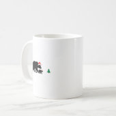 Bear Lair New Hampshire Christmas Kaffeetasse (Vorderseite Links)