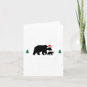 Bear Lair New Hampshire Christmas Karte (Vorderseite)
