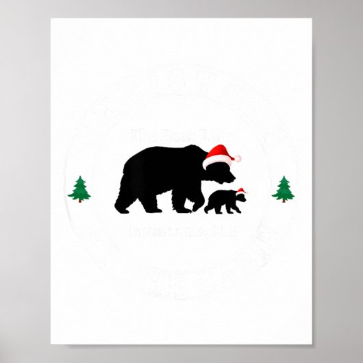 Bear Lair New Hampshire Christmas Poster (Vorne)